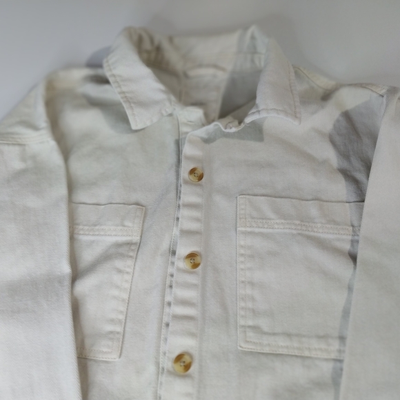 Thread & Supply Cream Button-Up Shirt - Picture 4 of 10